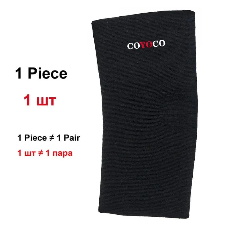 COYOCO Marke Hohe Elastische Sport Outdoor Radfahren Gym Ellenbogen Schutz Klammer Warm Braun 1 Stück Ellenbogen Pad Schützen Unterstützung Knie Hülse