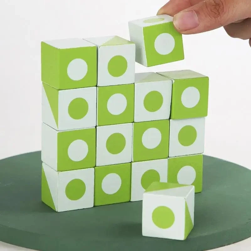 3D-Puzzle aus Holz, Raum, Denken, Fantasie, Logik, Spiele für Kinder, Mathematik, Lernspielzeug, Brett, Geschenke für Kinder, DIY