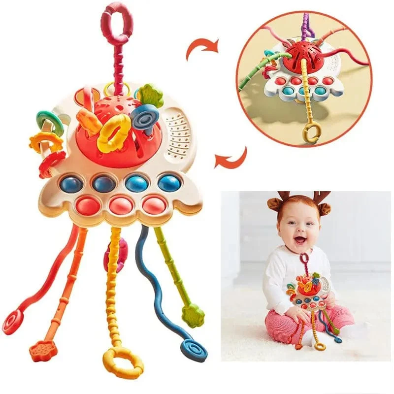 Baby Montessori Spielzeug Würfel 0 6 12 Monate Lernen Form Farbe Block Uhr Kinder Spiel Set mit Puzzle Pädagogisches Geschenk