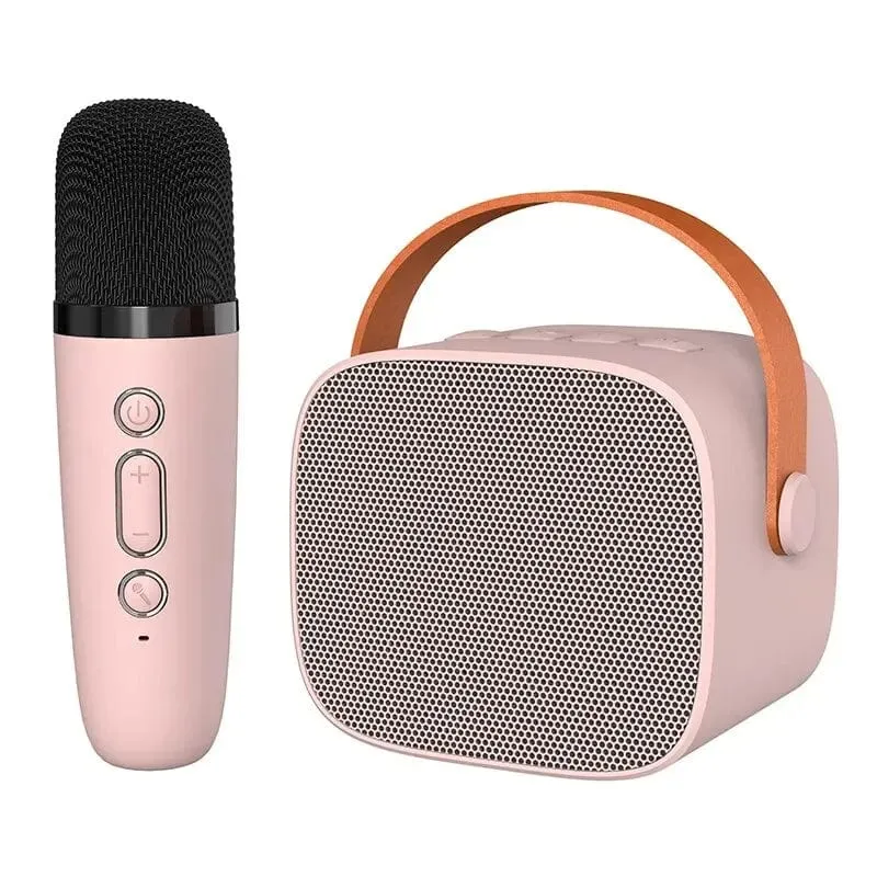 Tragbares Karaoke-Mikrofon, Bluetooth-Lautsprecher, KTV, Doppelmikrofon, Duett, Spielzeug für Erwachsene und Kinder, geeignet für Familienfeiern zum Singen