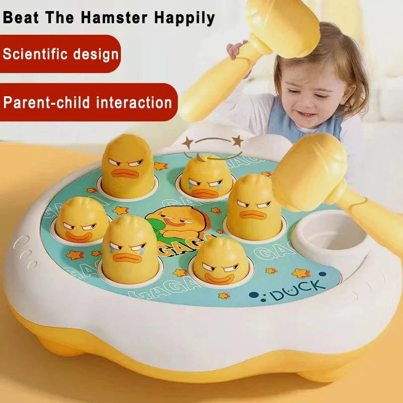 Ente/Frosch/Schwein Baby Spielzeug Montessori Lernspiel Lernspiel Puzzle Geschenk für Kleinkind Junge/Mädchen Whack-a-mole Fidget Spielzeug mit Hammer