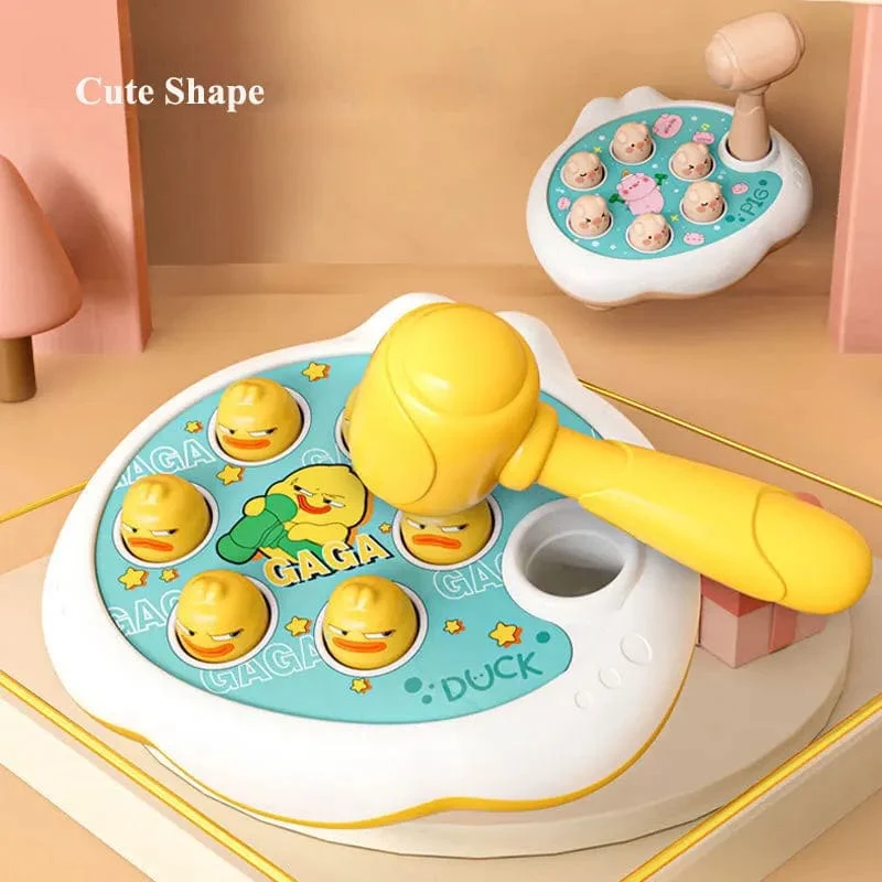 Ente/Frosch/Schwein Baby Spielzeug Montessori Lernspiel Lernspiel Puzzle Geschenk für Kleinkind Junge/Mädchen Whack-a-mole Fidget Spielzeug mit Hammer