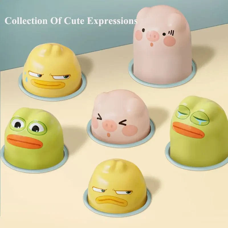 Ente/Frosch/Schwein Baby Spielzeug Montessori Lernspiel Lernspiel Puzzle Geschenk für Kleinkind Junge/Mädchen Whack-a-mole Fidget Spielzeug mit Hammer