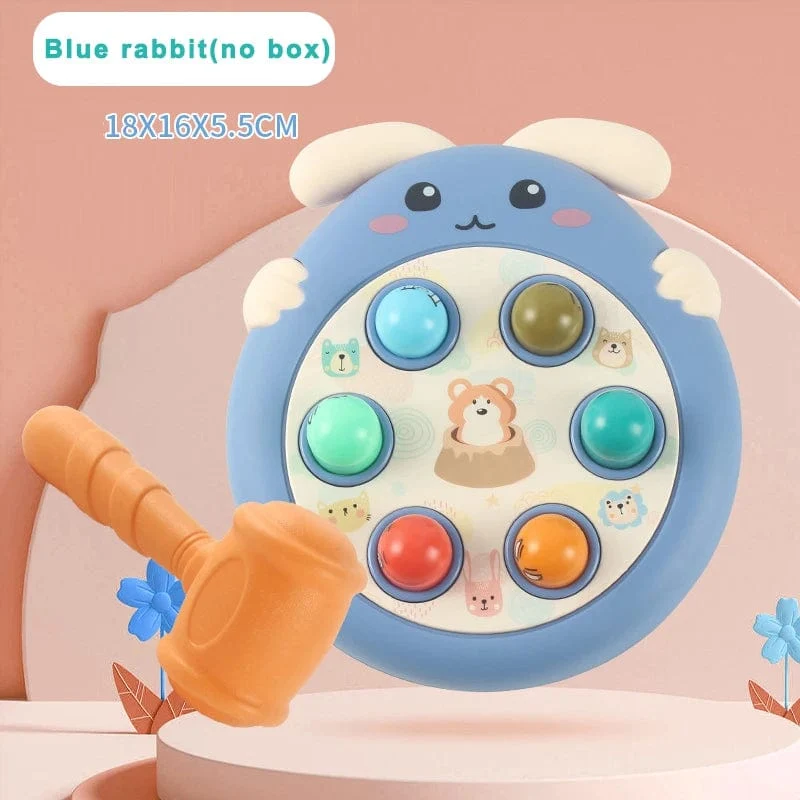 Ente/Frosch/Schwein Baby Spielzeug Montessori Lernspiel Lernspiel Puzzle Geschenk für Kleinkind Junge/Mädchen Whack-a-mole Fidget Spielzeug mit Hammer