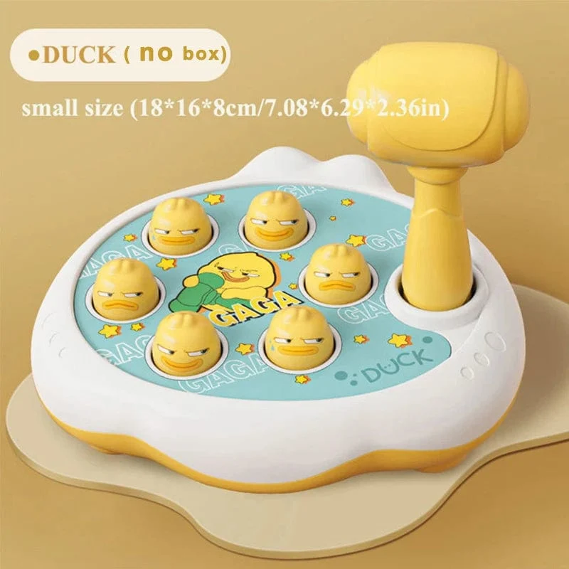Ente/Frosch/Schwein Baby Spielzeug Montessori Lernspiel Lernspiel Puzzle Geschenk für Kleinkind Junge/Mädchen Whack-a-mole Fidget Spielzeug mit Hammer