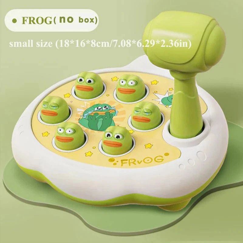 Ente/Frosch/Schwein Baby Spielzeug Montessori Lernspiel Lernspiel Puzzle Geschenk für Kleinkind Junge/Mädchen Whack-a-mole Fidget Spielzeug mit Hammer