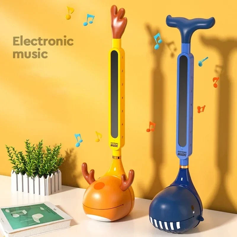 Neues japanisches elektronisches Musikinstrument von Otamatone, tragbarer Synthesizer, lustige magische Klänge, Spielzeug, kreatives Geschenk für Kinder und Erwachsene
