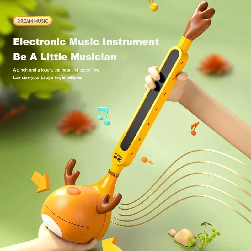 Neues japanisches elektronisches Musikinstrument von Otamatone, tragbarer Synthesizer, lustige magische Klänge, Spielzeug, kreatives Geschenk für Kinder und Erwachsene