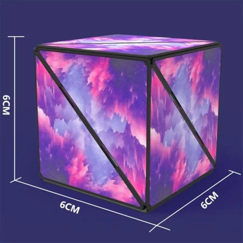 3D Verträumtes Veränderbares Magnetisches Magisches Quadrat Unendliche Flippig Geometrie Puzzle Spiel Antistress Zappeln Spielzeug Kinder Geburtstag Geschenk