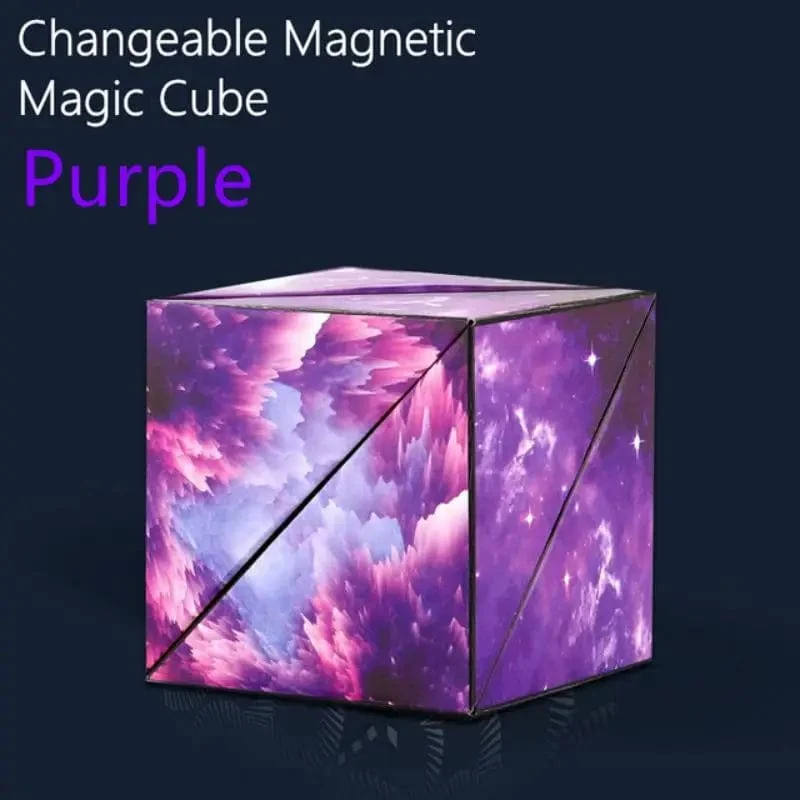 3D Verträumtes Veränderbares Magnetisches Magisches Quadrat Unendliche Flippig Geometrie Puzzle Spiel Antistress Zappeln Spielzeug Kinder Geburtstag Geschenk
