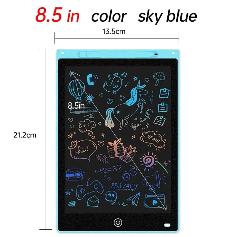 Spielzeug für Kinder, elektronisches Zeichenbrett, LCD-Bildschirm, Grafik-Zeichentablett, Kinderbildung, Handschrift-Malblock, 6.5/8.5 Zoll