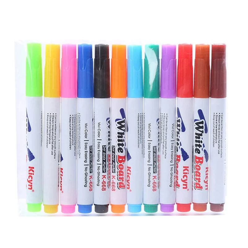 Magischer Wassermalstift, bunter Markierungsstift, schwimmender Tintenstift, Gekritzel-Wasserstifte, Kinder, Montessori-Spielzeug für die Früherziehung