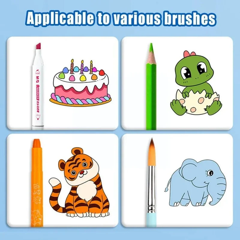 12/6/3M Kinder Zeichenrolle DIY Graffiti Scroll Farbfüllpapier Malerei Malpapierrolle für Kinder Lernspielzeug