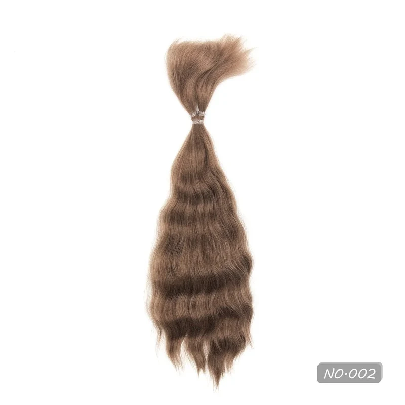 「natürliches lockiges Haar」Die lebensechte Puppenperücke aus Mohair der Marke Witdiy ist so weich wie Lanugohaar und verwendet sichere Farbstoffe, also fühlen Sie sich frei
