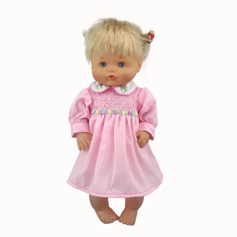 Neues Kleid passt 42 cm Puppe Nenuco Ropa y su Hermanita 17 Zoll Mädchenpuppenkleidung