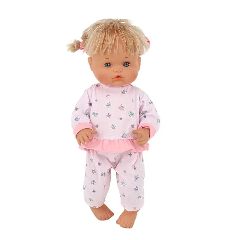Neues Kleid passt 42 cm Puppe Nenuco Ropa y su Hermanita 17 Zoll Mädchenpuppenkleidung
