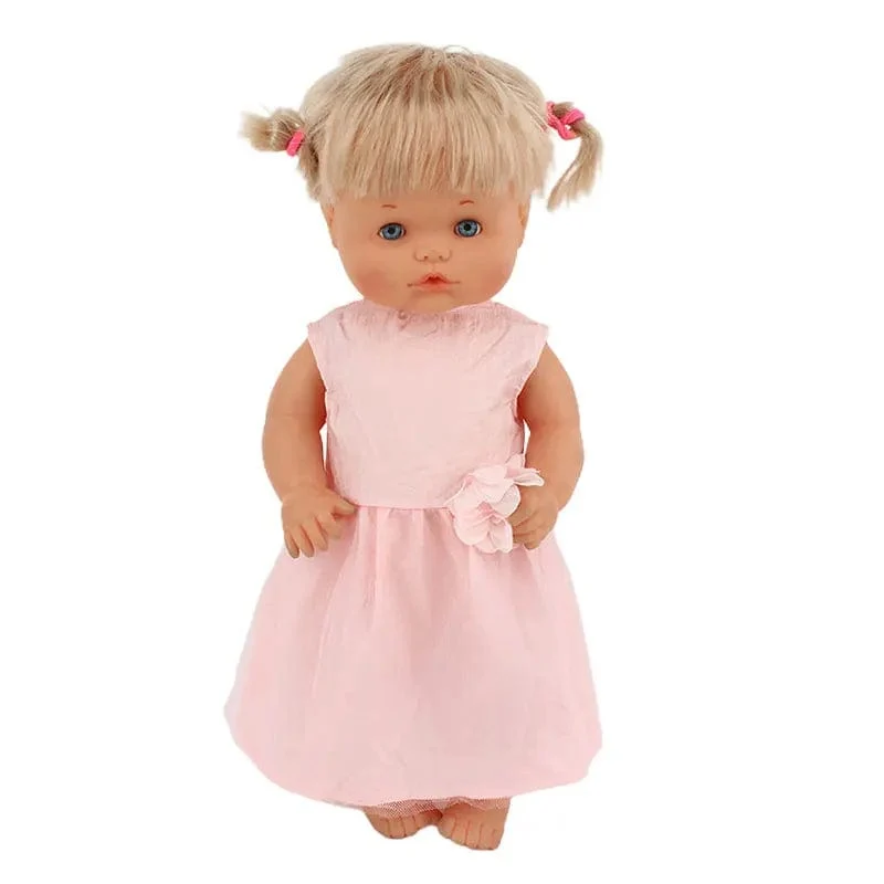 Neues Kleid passt 42 cm Puppe Nenuco Ropa y su Hermanita 17 Zoll Mädchenpuppenkleidung