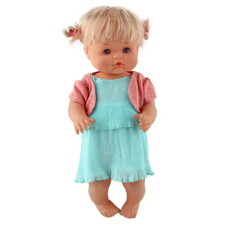 Neues Kleid passt 42 cm Puppe Nenuco Ropa y su Hermanita 17 Zoll Mädchenpuppenkleidung