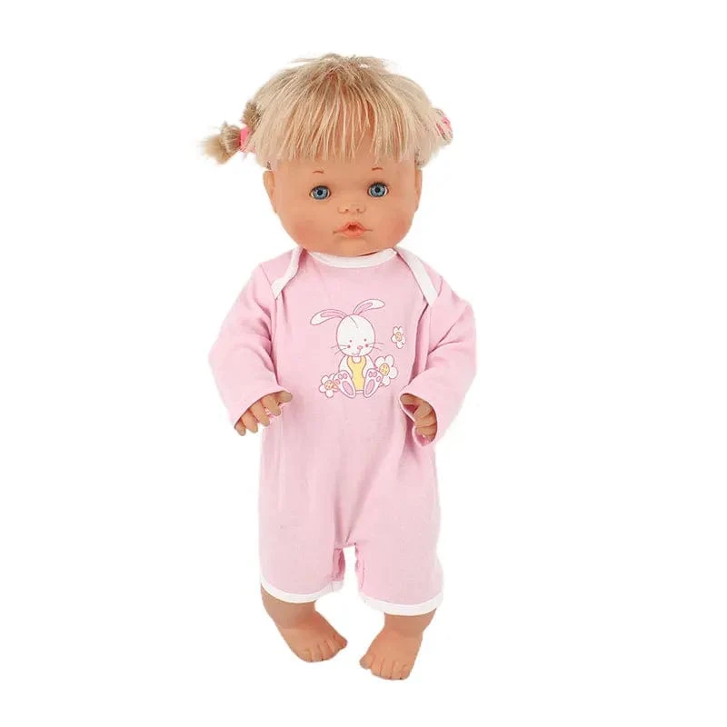 Neues Kleid passt 42 cm Puppe Nenuco Ropa y su Hermanita 17 Zoll Mädchenpuppenkleidung
