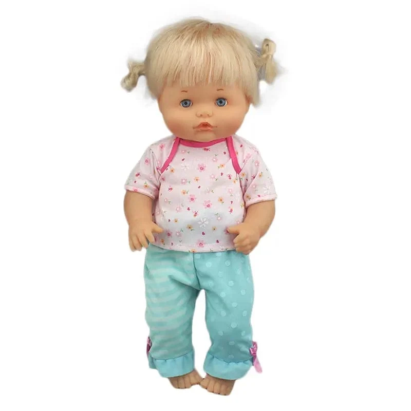 Neues Kleid passt 42 cm Puppe Nenuco Ropa y su Hermanita 17 Zoll Mädchenpuppenkleidung
