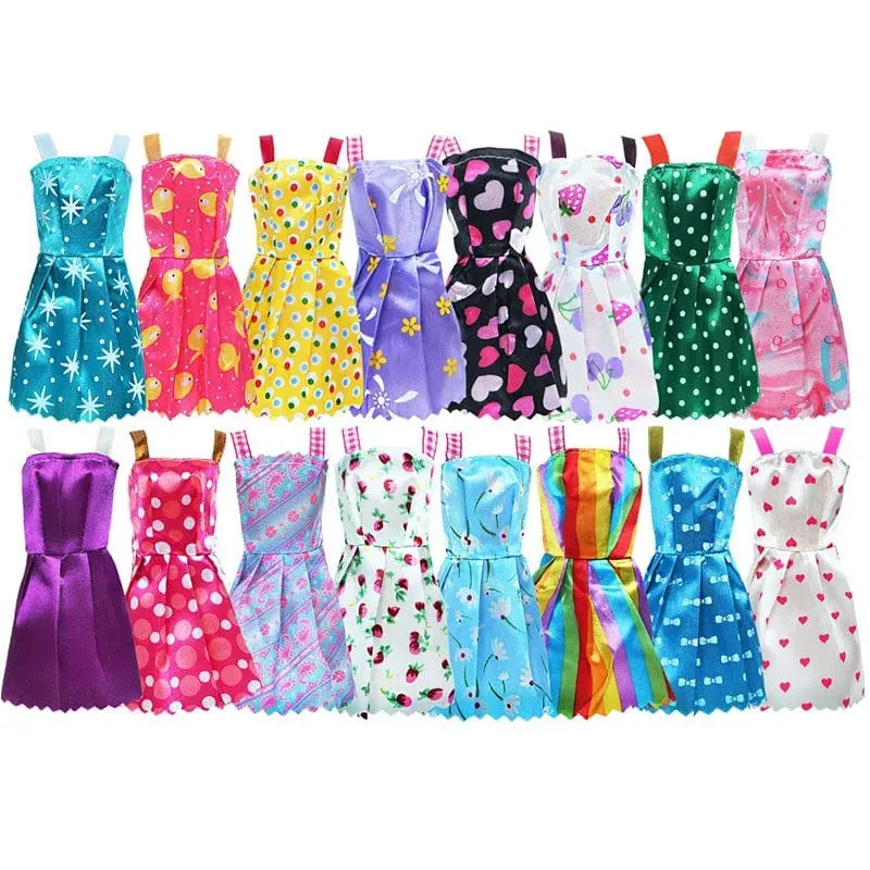 Pop-Kleidung für Barbis-Puppe, Abendkleid und Zubehör, passend für 11.5-Zoll-Barbis-Puppe, Party, Alltag, Freizeitkleidung, Zubehör, Spielzeug