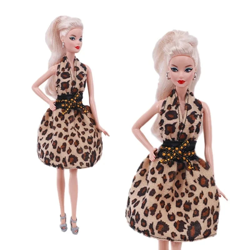 Pop-Kleidung für Barbis-Puppe, Abendkleid und Zubehör, passend für 11.5-Zoll-Barbis-Puppe, Party, Alltag, Freizeitkleidung, Zubehör, Spielzeug