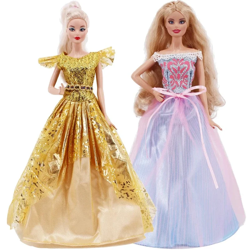 Pop-Kleidung für Barbis-Puppe, Abendkleid und Zubehör, passend für 11.5-Zoll-Barbis-Puppe, Party, Alltag, Freizeitkleidung, Zubehör, Spielzeug