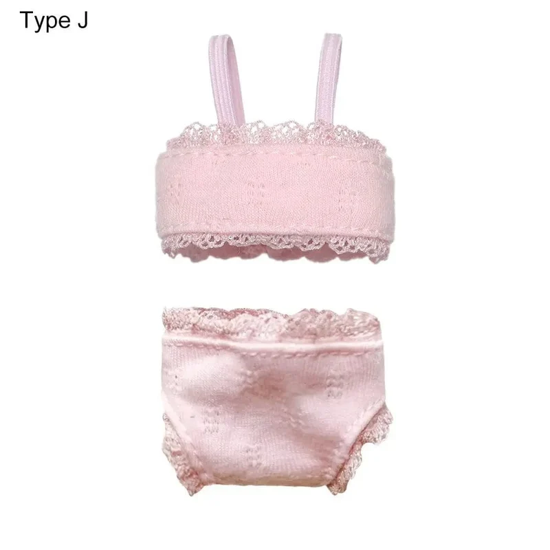1Set Weiche Spitze Unterwäsche Bh Slip Für 30CM Puppe 1/6 Knickers Für Blythe 1/6 BJD Puppen Top Unterhose für Puppenhaus Kinder Spielzeug