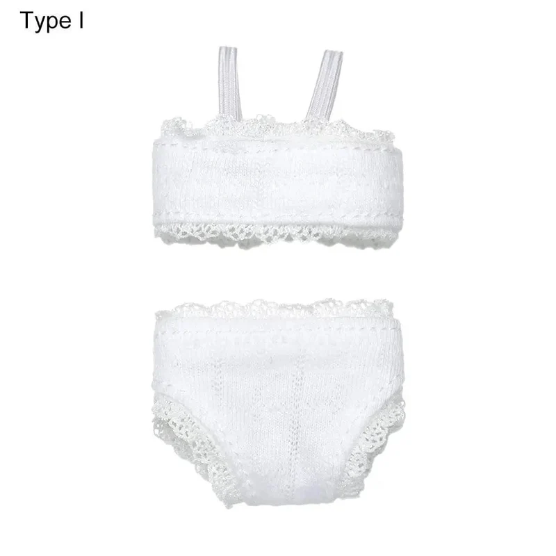 1Set Weiche Spitze Unterwäsche Bh Slip Für 30CM Puppe 1/6 Knickers Für Blythe 1/6 BJD Puppen Top Unterhose für Puppenhaus Kinder Spielzeug