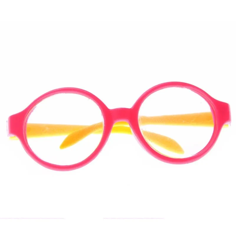 Puppenkleidung, Brille, 10 Farben, Puppenzubehör, passend für 18-Zoll-amerikanische Puppe, Geschenk, 43 cm, geborene Puppe, Baby für das Spielzeug unserer Generation