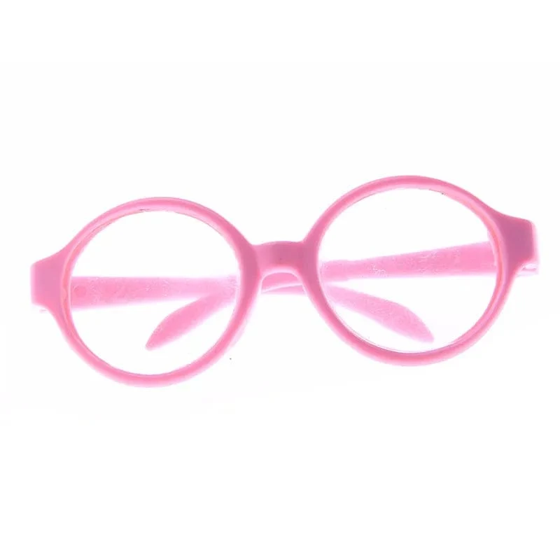 Puppenkleidung, Brille, 10 Farben, Puppenzubehör, passend für 18-Zoll-amerikanische Puppe, Geschenk, 43 cm, geborene Puppe, Baby für das Spielzeug unserer Generation
