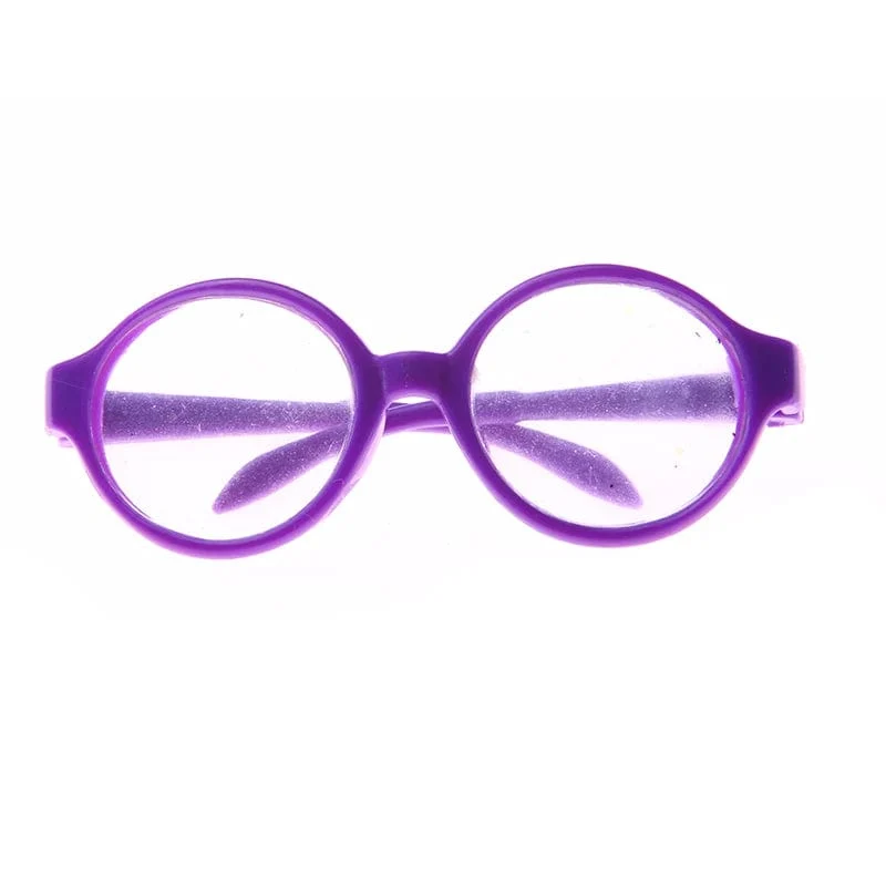 Puppenkleidung, Brille, 10 Farben, Puppenzubehör, passend für 18-Zoll-amerikanische Puppe, Geschenk, 43 cm, geborene Puppe, Baby für das Spielzeug unserer Generation