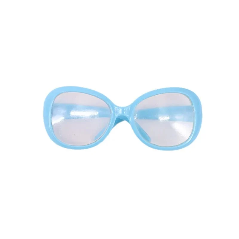 Puppenkleidung, Brille, 10 Farben, Puppenzubehör, passend für 18-Zoll-amerikanische Puppe, Geschenk, 43 cm, geborene Puppe, Baby für das Spielzeug unserer Generation