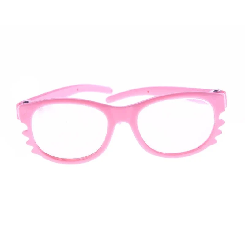 Puppenkleidung, Brille, 10 Farben, Puppenzubehör, passend für 18-Zoll-amerikanische Puppe, Geschenk, 43 cm, geborene Puppe, Baby für das Spielzeug unserer Generation