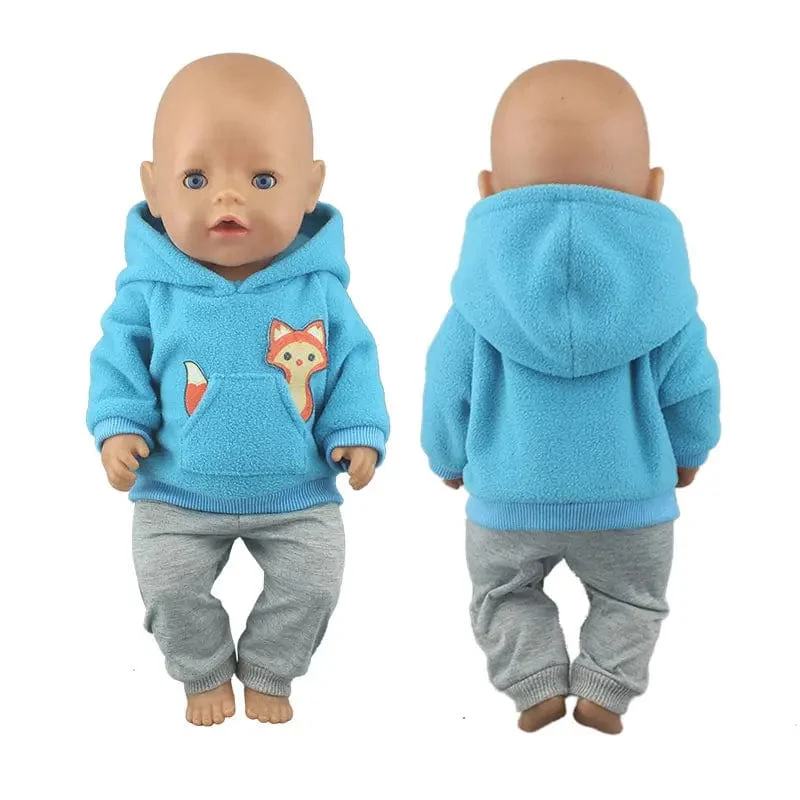 2023 neue Nette frosch Anzüge Fit Für 43cm Baby Puppe 17 Zoll Lebensechte Baby Puppe Kleidung