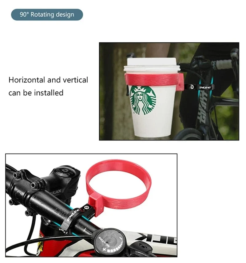 ENLEE Fahrradflaschenhalter Fahrradteile Kaffeetassenhalter Teetassenhalter Fahrradhalterung Aluminiumlegierung Flaschenhalter Flaschenhalter