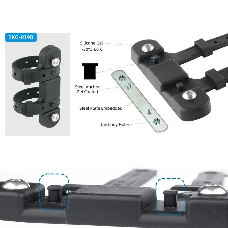 Fahrrad Wasser Flasche Stehen Basis Konverter Silikon Non-slip Straps Mtb Rennrad Flasche Halter Halterung Adapter Radfahren Zubehör