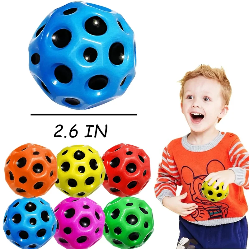 PU-Schaumstoff, fester, poröser Springball, superschneller Springball zur Verbesserung der Hand-Auge-Koordination, Kinderspielzeug-Springball