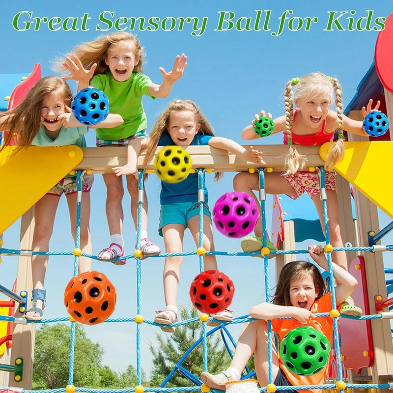 PU-Schaumstoff, fester, poröser Springball, superschneller Springball zur Verbesserung der Hand-Auge-Koordination, Kinderspielzeug-Springball