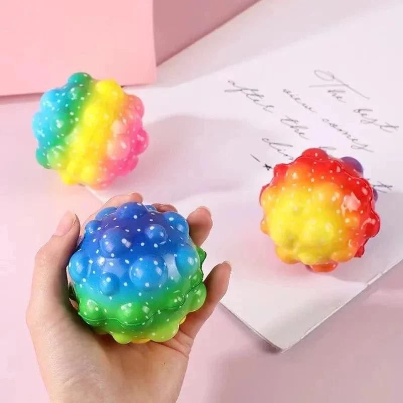 PU-Schaumstoff, fester, poröser Springball, superschneller Springball zur Verbesserung der Hand-Auge-Koordination, Kinderspielzeug-Springball