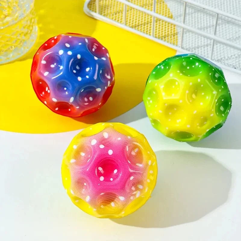 PU-Schaumstoff, fester, poröser Springball, superschneller Springball zur Verbesserung der Hand-Auge-Koordination, Kinderspielzeug-Springball