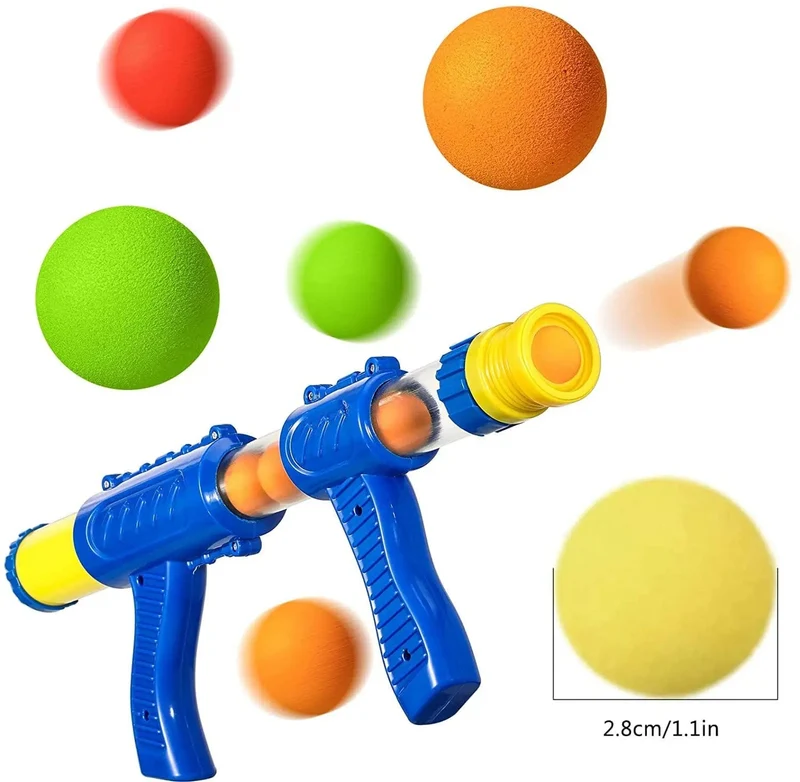 Nachfüllbälle, runde Nachfüllbälle in gemischten Farben für Luftspielzeugpistolen, weiche Schaumstoffbälle, Nachfüllpackung für Blaster und Ersatzkugelbälle, Geschenk