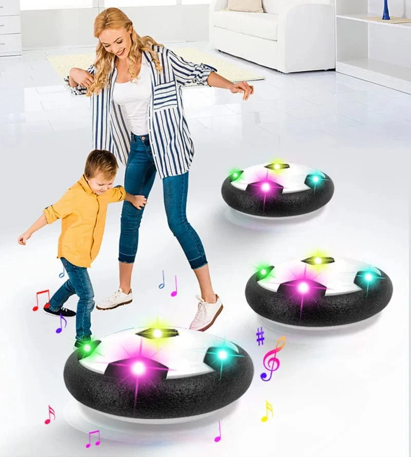 Schwebefußball-Spielzeug für Kinder, elektrischer schwebender Fußball mit LED-Licht, Musik, Fußball, Outdoor-Spiel, Sportspielzeug für Kinder