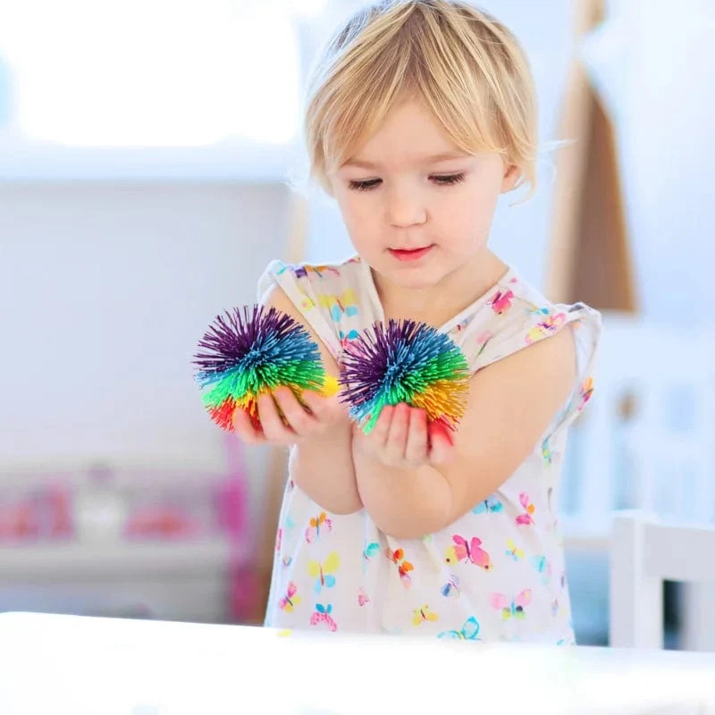 6/8/10 cm Jonglierball, bunter Gummidrahtball, Spielzeug für Kinder, Anti-Stress-Dehnball, neuartiges Kinderspielzeug, lustiges Gummispielzeug