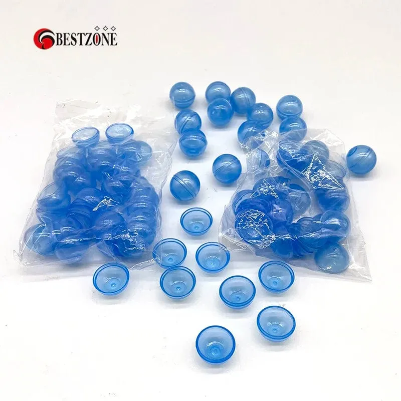 50 Stück 0.59 Zoll Mini 15 MM Sehr kleine klare transparente Kunststoff-PS-Kapsel Spielzeug Überraschungsball Winziger Behälter Dinge Modellbau