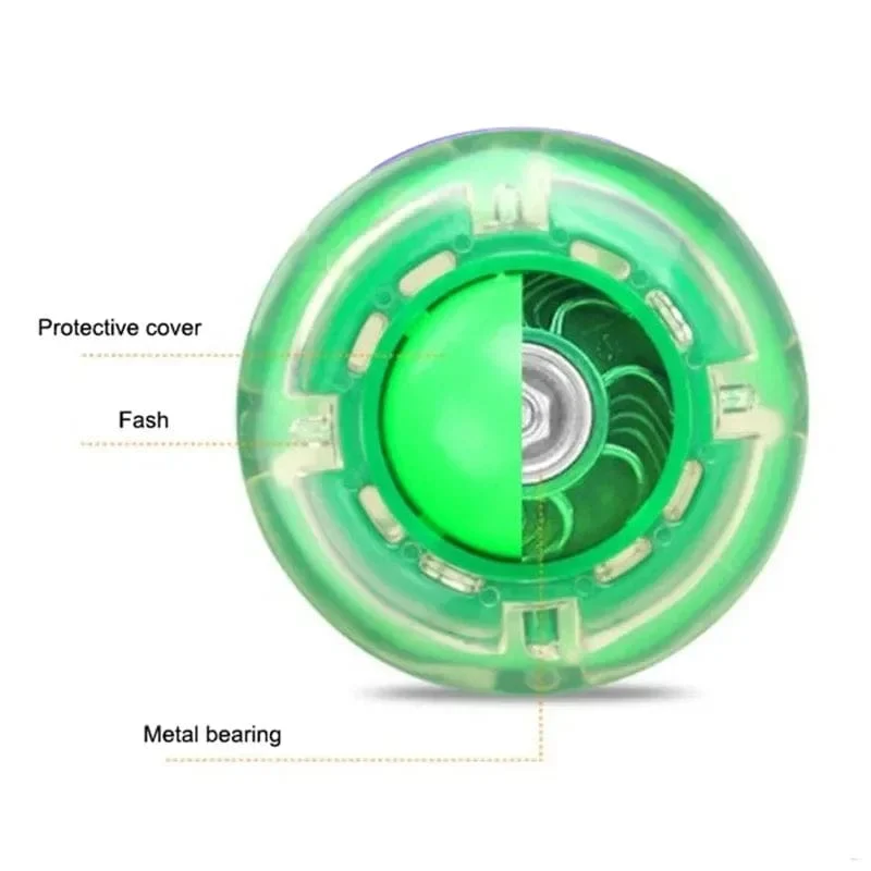 Flash Jumping Foot Force Ball Kinder Outdoor Fun Sport Spielzeug LED Kinder Springen Kraft Reaktion Training Ball Kind-Eltern-Spiele