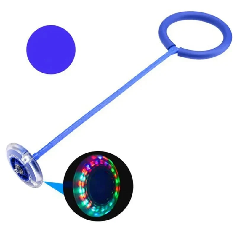 Flash Jumping Foot Force Ball Kinder Outdoor Fun Sport Spielzeug LED Kinder Springen Kraft Reaktion Training Ball Kind-Eltern-Spiele