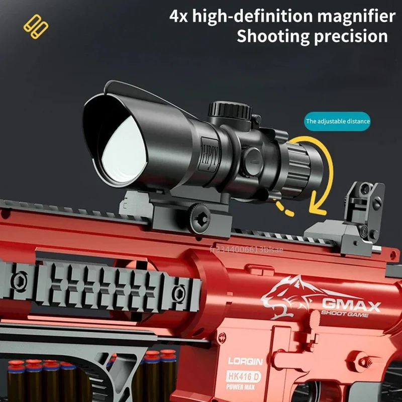 M416 Shell Ejection Soft Bullet Spielzeugpistole EVA Scharfschützengewehr Manuelles Laden Eat Chicken Waffe Jungen Spielzeugpistole CS Kampfspiel Geschenk