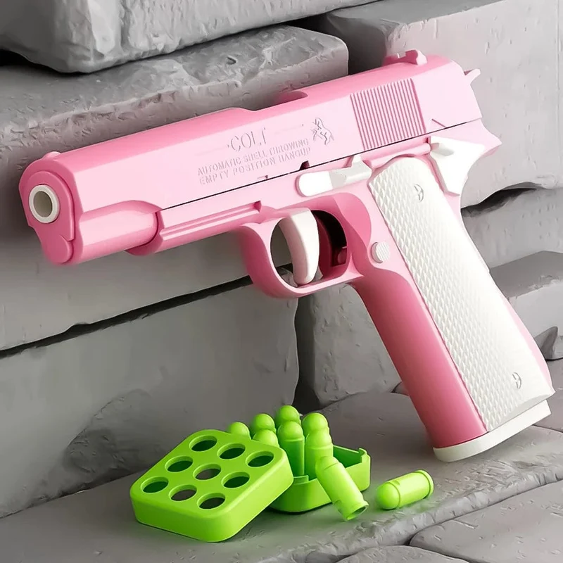 Automatische Colt 1911 Shell Ejection Gun Pistole Spielzeug Pistolen für Kinder Jungen Geburtstagsgeschenk entspannende Spielzeug
