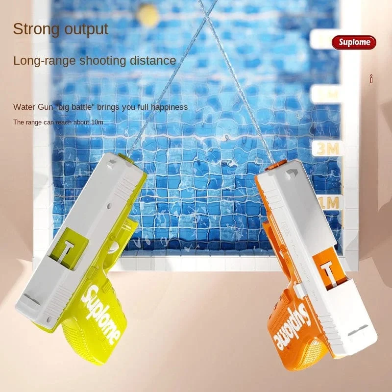 Kinder Wasserpistole,Manuelle Dauerbetrieb Ges.mbH Wasserpistole,Jungen und Mädchen Spielen Mit Eimer Kühlspielzeug Im Sommer